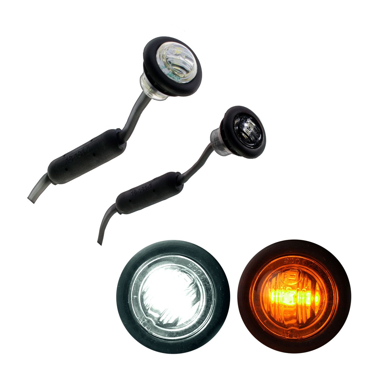 Pearl+ recessed dot light (valkoinen/oranssi)