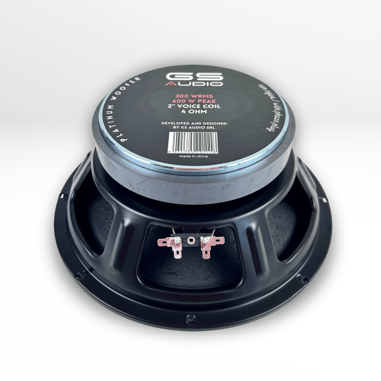 Woofer Platinum FLAT MK2 with Phase Plug 10"/250mm - Coil 50 - 300 WRMS - 4 Ohm
