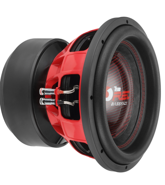 Team RED12/1 12" 30cm 2x1Ohm DVC Wide Excursion Competition Subwoofer 3500W RMS