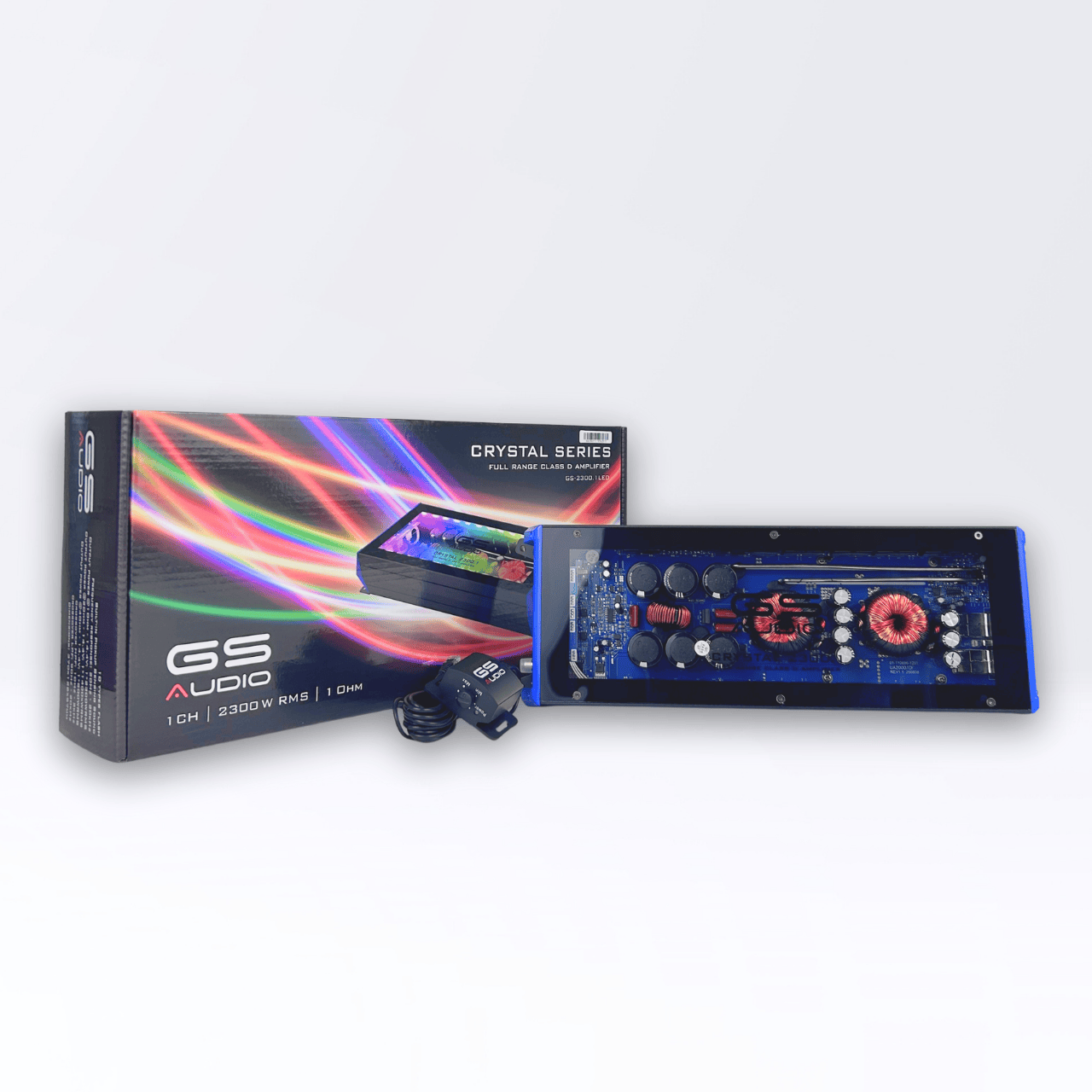 GS Audio Full-Range Amplifier 1*2300WRMS @1Ohm - Crystal Series