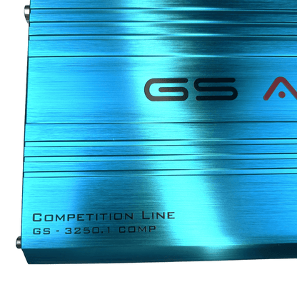 Gs Audio Full-Range Amplifier GS-3250.1 Competition - 3250WRMS @1 Ohm