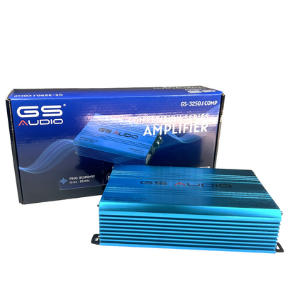 Gs Audio Full-Range Amplifier GS-3250.1 Competition - 3250WRMS @1 Ohm