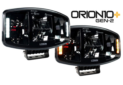 Orion10+ Gen2 LED Lisävalo 100W Keltainen / Valkoinen parkkivalo (E-hyväksytty, Ajovalo)