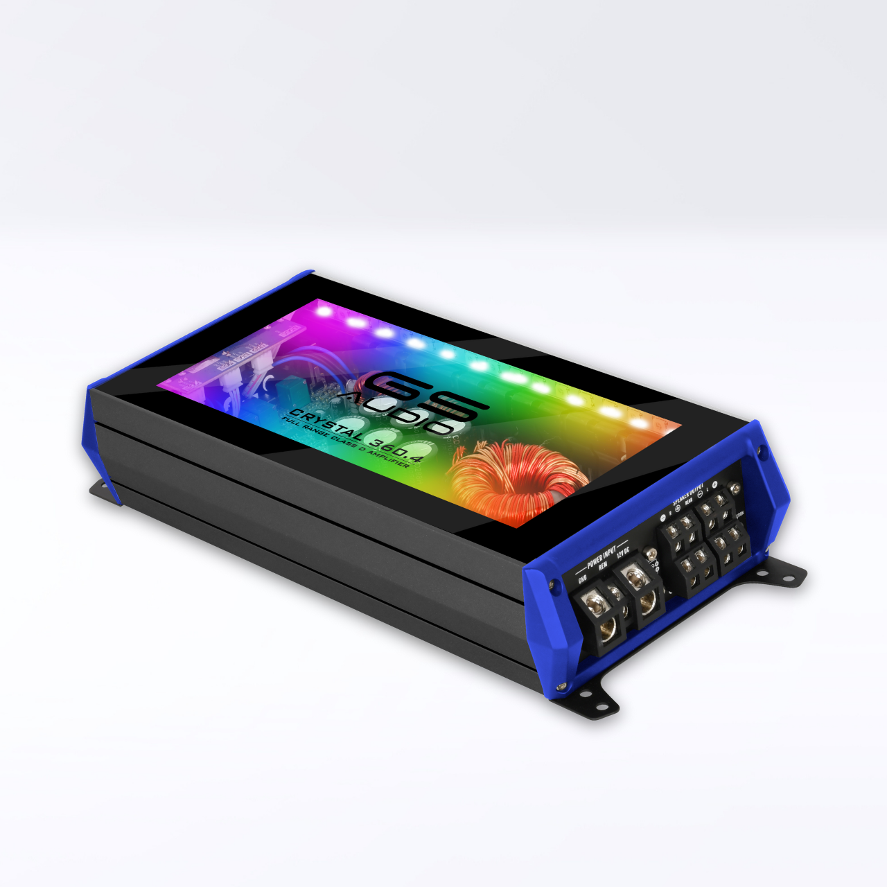 GS Audio Full-Range Amplifier 4*360WRMS @2 Ohm - Crystal Series