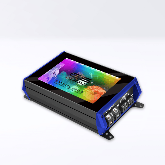 GS Audio Full-Range Amplifier 2*420WRMS @2 Ohm - Crystal Series