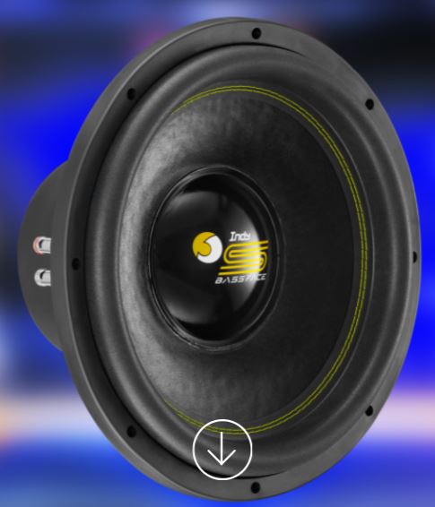 Indy S15/2 15" 38cm 2x2Ohm DVC Matalan Basson Subwoofer 1750w RMS